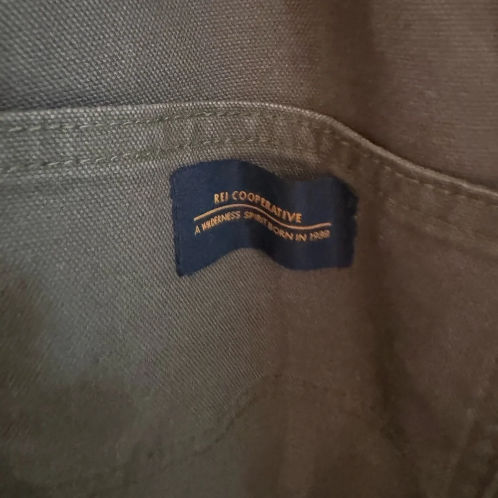 REI Co-Op Trailsmith Workwear Olive Green Overalls - Picture 10 of 11